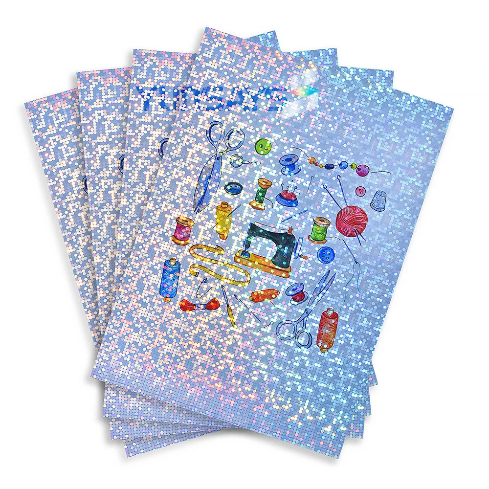 A4 Size DIY Gold Scratch Sticker Vinyl Labels Large Sheets with Silicone Adhesive for Custom Package Gifts Bags Cards Price