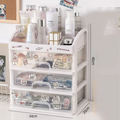Cosmetic Storage Box Transparent Multifunctional Desktop Storage Drawer Make up Organizer