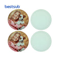 For Wholesale Personalized Classic Eco-Friendly 10cm Round Glass Sublimation Coasters Blanks