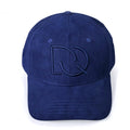 Custom 3D Embroidery Letter Logo Hand Embroidery 6 Panel Curved Brim Sporty Structured Suede Baseball Cap 100% Polyester