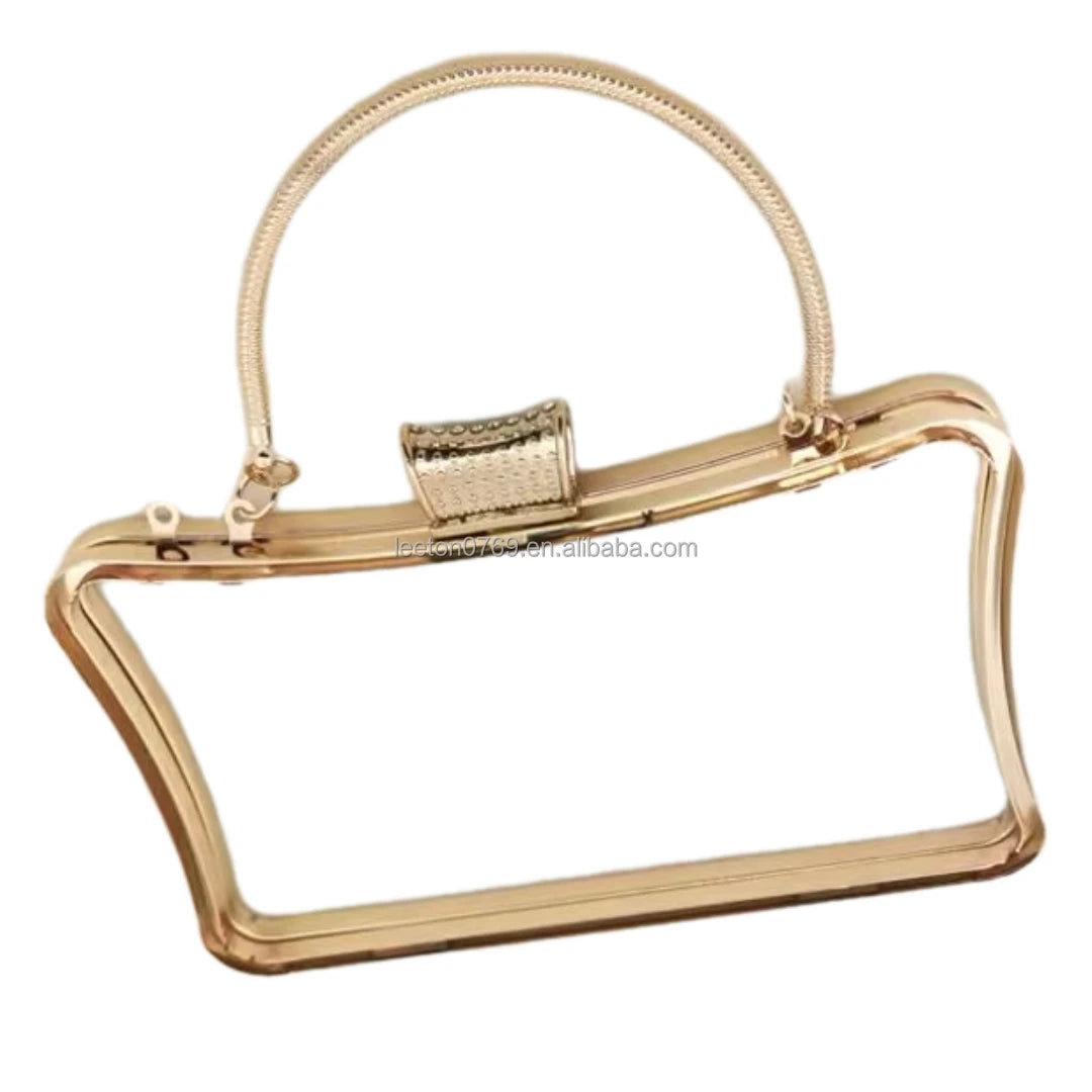 Factory Supply 20cm Metal Bag Frame with Handle