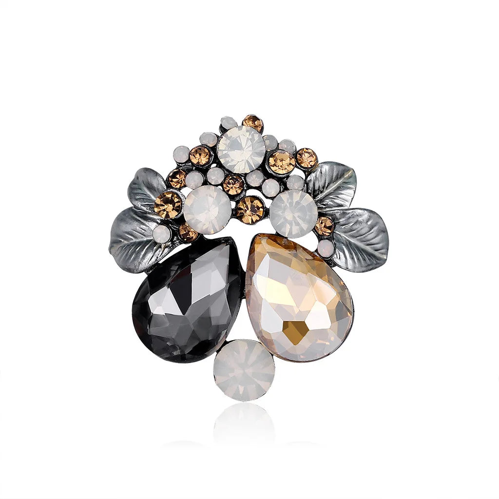 DRAL909 Fashion Rhinestones Brooch Women Crystal Brooch Jewelry