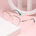 Photochromic Glasses Blue Block Game Metal Male Female Trend Personality Wholesale Metal Fashion Eyeglasses Frames
