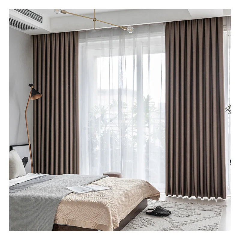 Innermor Black High Shading European American Style Luxury Thermal Insulated Hotel Window Curtain Textiles Living Room
