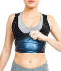 Premium Home Use Waterproof Weight Loss Body Shaper Workout Shapewear Compression Sauna Sweat Vest for Women