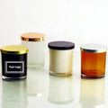 Wholesale Custom Luxury Empty 10oz Candle Vessels Glass Candle Jars With Metal Lid and Box