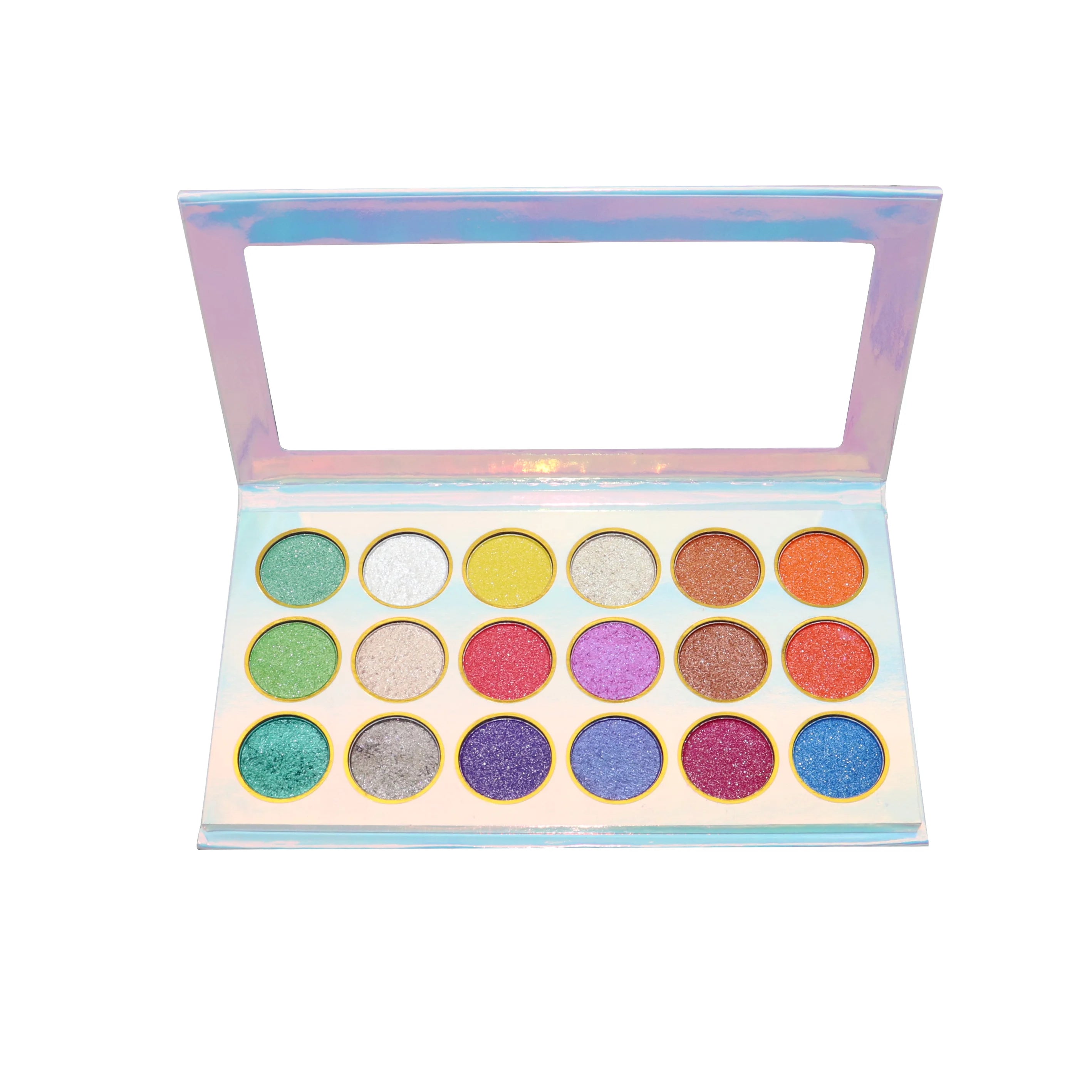 Hot Selling 18 Color Creamy New Design Private Label Pressed Eyeshadow Palette for Online Shop