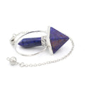 Diy Wholesale Gemstone Crystal Pendulum Healing Chakra Dowsing Pendant Natural Crystal Stone Pendulum