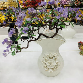 Wholesale Natural Citrine Crystal Gravel Stone Rose Quartz Amethyst Money Tree Crystal Lucky Tree for Home Decoration