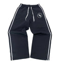 Streetwear Custom Logo Blank Side Striped Wide Leg Pants Oversized Jogger Stacked Cargo Pants Men