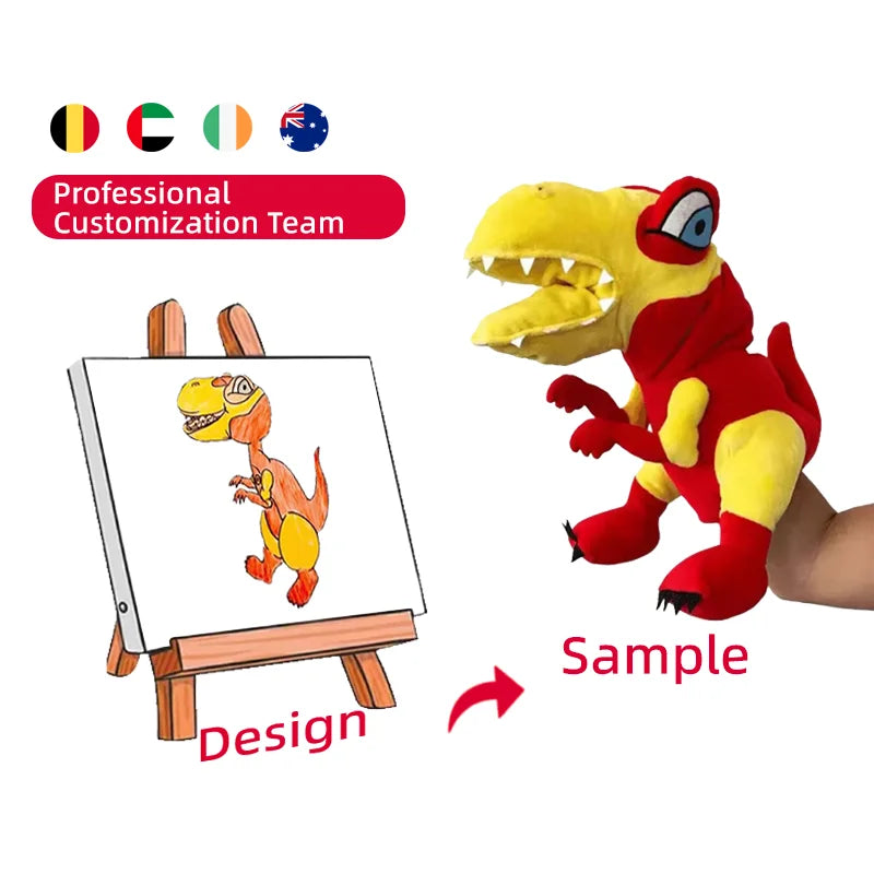 Custom Logo Soft Animal Plush Toy Personalizados Peluches Made with Cotton Fabric Filled with PP Professional Custom Plush Toys