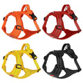 No-Pull Reflective Dog Harness for Large Dogs - Football Jacquard Oxford Fabric with Ladder Lock Wear-Resistant Pet Walking Gear