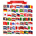 Large Inventory Wholesale Eco-friendly Customizable Colors & Logos Magnetic Country Flag Enamel Lapel Pins Promotional Gifts
