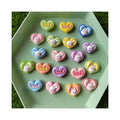 Lucky Animal Heart Flatback Resin Cabochons Art Supply Cabochon DIY Crafts Decor