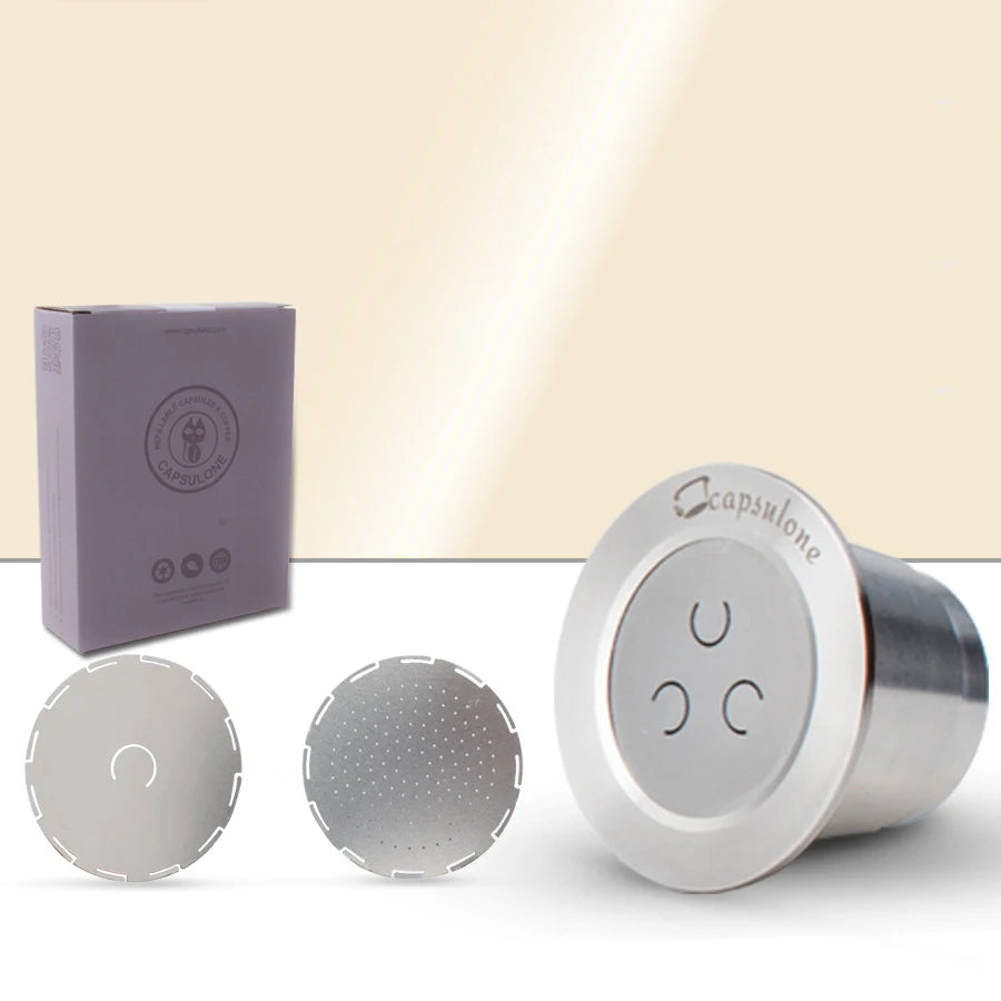 Reusable Empty Eco-Friendly Stainless Steel Coffee Capsules Pod for Machine Stocked