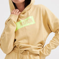 Hot Sale Custom Printed Fleece Heavyweight Women Casual Plain Long Sleeve Pullover Hoodie