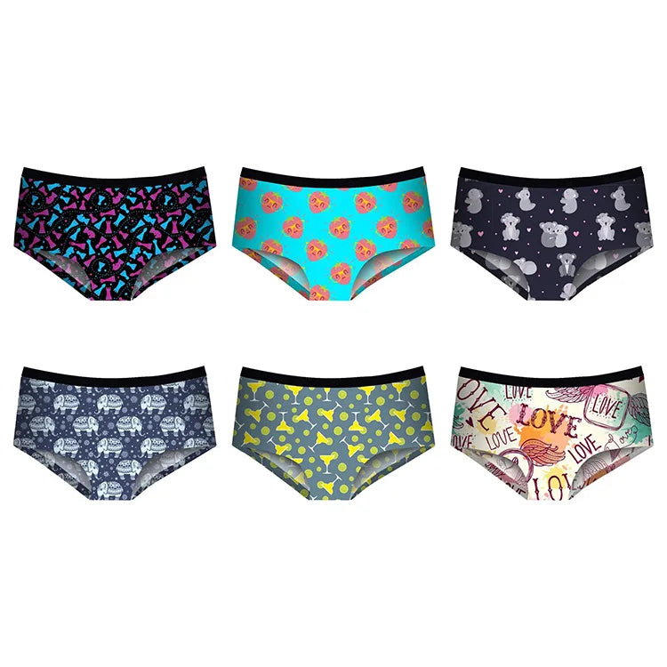 Wholesale Hipster Briefs Comfortable Cheeky Bikini Sexy Lingerie Women's Briefs Mid Rise Women Cheeky Briefs Panties