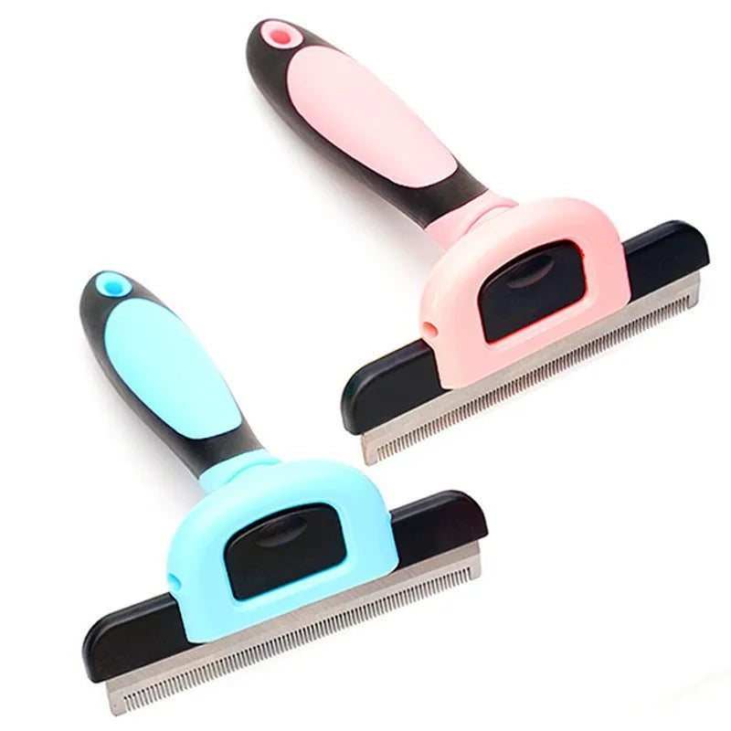 Detachable Knotting Knife & Comb Set Stainless Steel Floating Hair Remover for Cat & Dog Pet Grooming