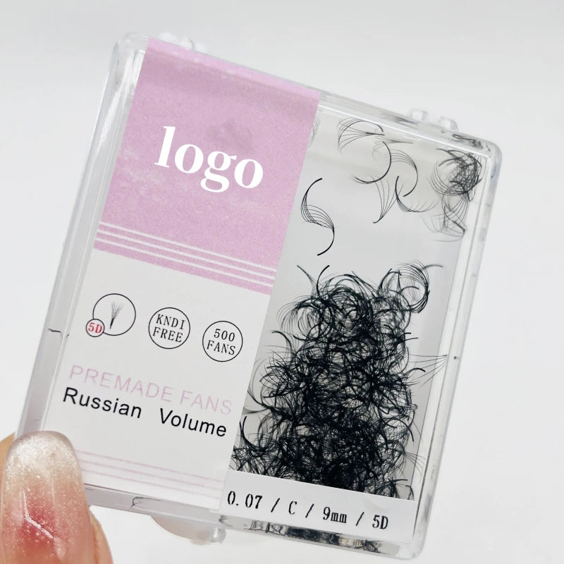 Hot Selling 500 Loose Premade Fans Lash Extension Supplies Pre Made Fans Eyelash Extensions
