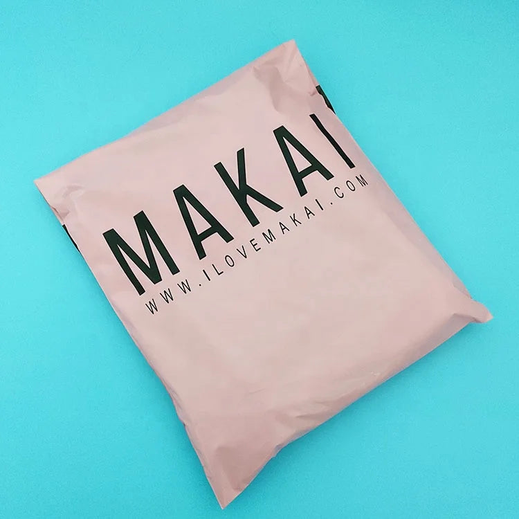 Custom logo Black Eco Friendly Biodegradable Plastic Poly Mailer Courier Shipping Bag