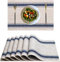 Nordic PVC Place Mat Double Woven Frame Dining Table Thermal Insulation Household Placemat Made Environmentally Friendly Plastic