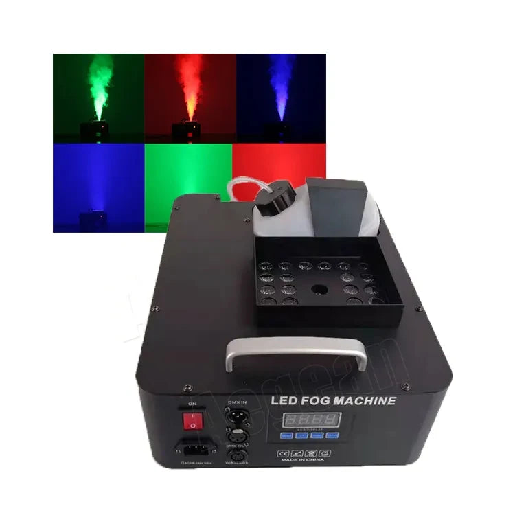 24X3W Rgb Full Color Smoke Machine Upward Spraying Remote Control 1500W Led Fog Machine