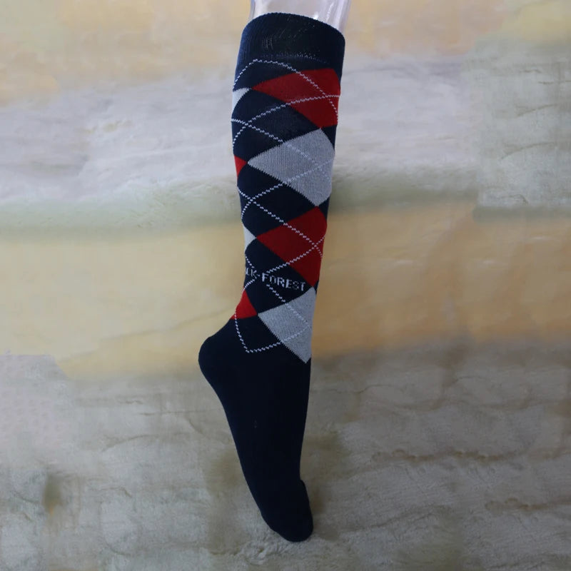 Equestrian High Performance Riding Socks - Horse Riding & Tall Boot Over the Calf Knee High Socks