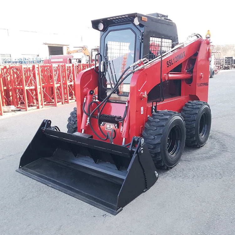 SECSUN Wheel Heavy Equipment 950kg 850kg 700kg 1050kg Front End Loader Skid Steer Loader with Japanese Engine Optional