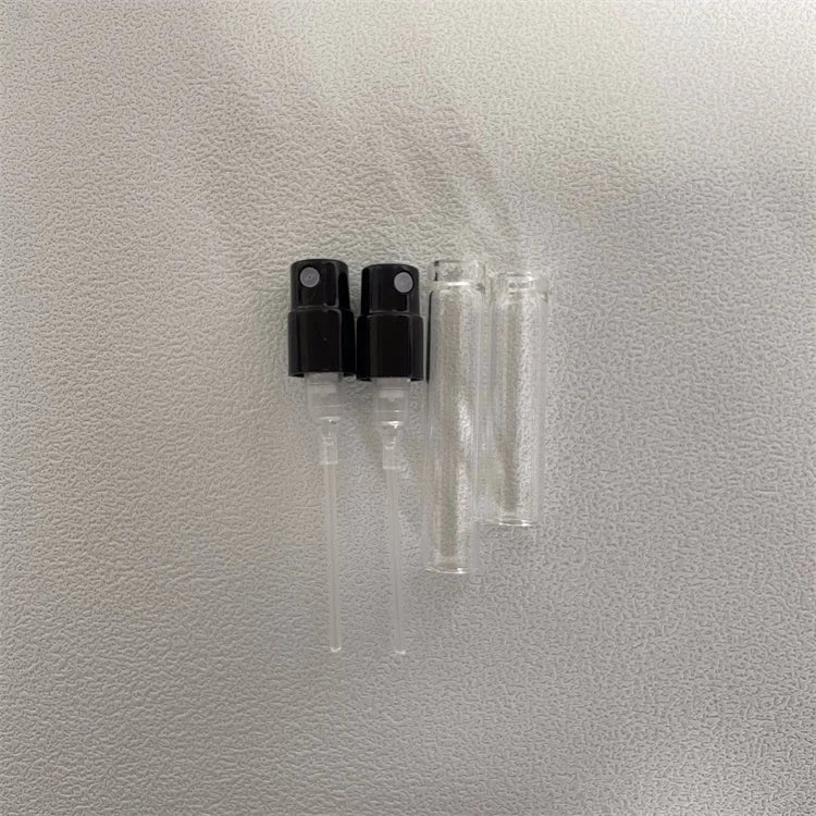 1.5ml 1ML 2ML Sample Size Clear  Easy Install Small Fragrance Oil Sample Perfume Bottle for Tester
