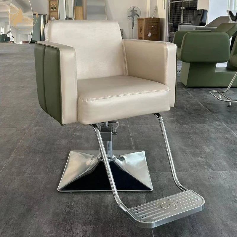 Beauty Salon Barber Chair Synthetic Leather Hairdressing Furniture Salon Equipment