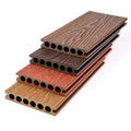 Modern Design Outdoor WPC Decking Hollow Wood Plastic Composite Waterproof Wear Resistant Anti-slip Terrace Board 5-Year