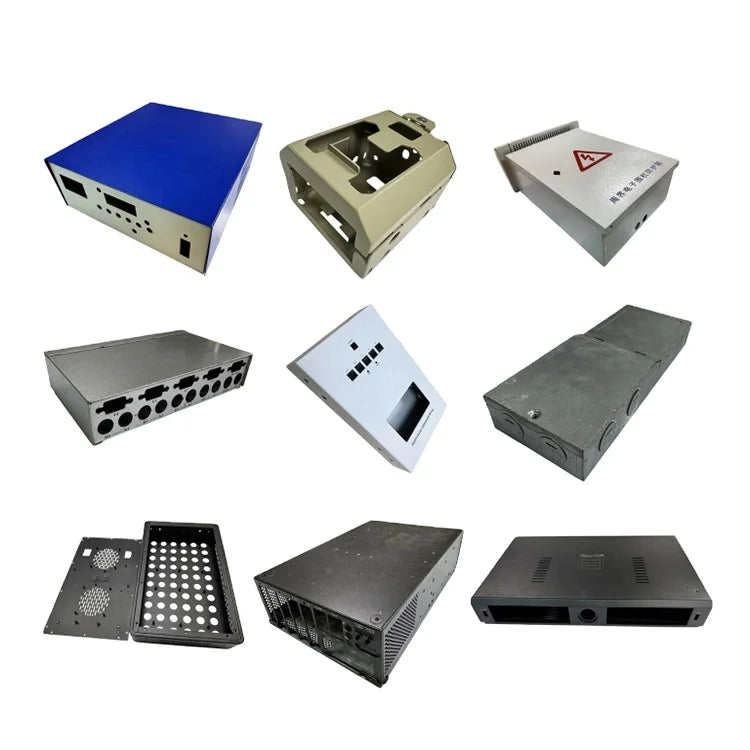 Custom Laser Metal Stainless Steel CNC Welded Box Anodized Aluminum Housing Shell for Sheet Metal Fabrication Enclosure Steel
