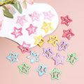 20Pcs Y2KMini Star BB Hairpin Cute Candy Color Bobby Headwear Metal Hair Clips  for Girls Kids