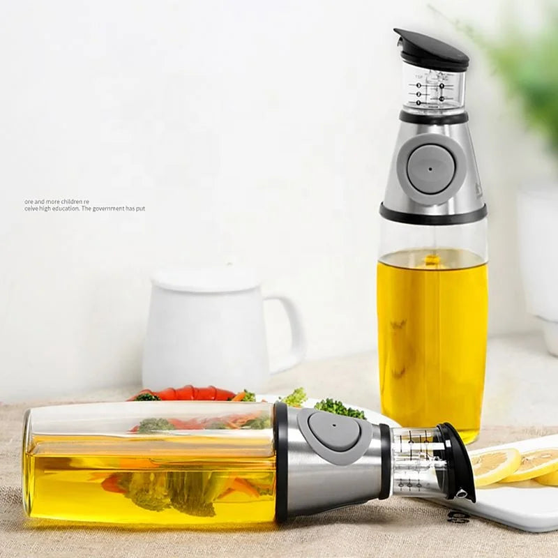 2026 New Seasoning Bottle Oil Spray Bottle Air Pressure Spray Kitchen Sealed Soy Sauce Vinegar Spray Can Barbecue Quantitative