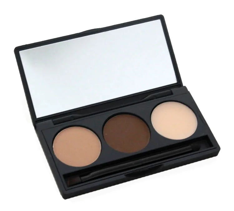 3 Color Eyebrow Powder Gel Waterproof OEM Label
