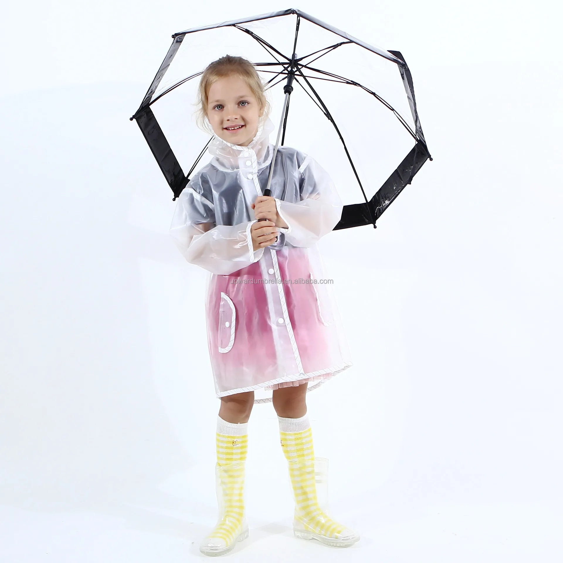 Poe Umbrella Kids clear Umbrella Dome Transparent Umbrella