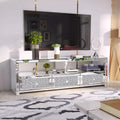 Customizable Mirrored TV Stand Cabinet for Living Room Coffee Table