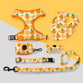 Personalized Easy Printing Premium Adjustable Mesh Waterproof Walk Small Neoprene Step in Dog Harness Set With Poop Bag Holder