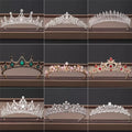 Wholesale Bridal Wedding Rhinestone Crowns Tiara Crystal Metal Crown Tiaras Bridal Hair Accessories Fascinators for Women