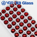 VDD S110 Garnet 8 Big 8 Small Top Quality K9 Glass Sew on Rhinestones Crystal Flatback Sewing Stones for Clothes Decorations