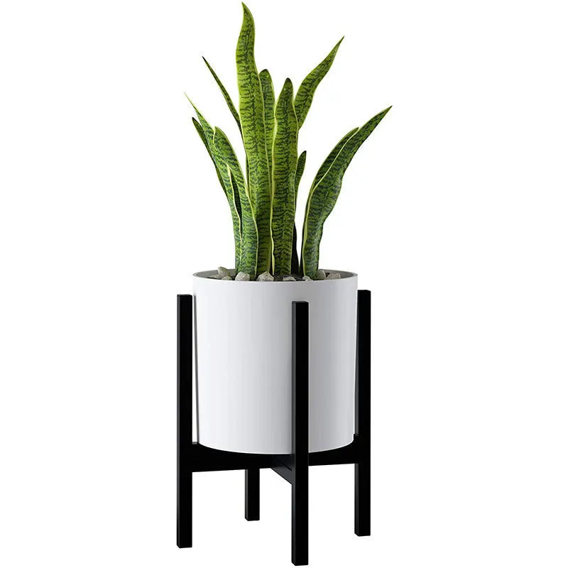 Modern Indoor Tall Metal Plant Stand Flower Pot Holder & Plants Display Rack Stylish Indoor Garden Stand
