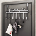 Metal Kitchen & Bathroom Storage Rack with Hooks-Multifunction Organizer for Shoes Spices Clothes Bags Towels Keys MegaBDM