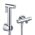 Bathroom All Copper Chrome Plated Toilet Spray Gun Stainless Steel Hose