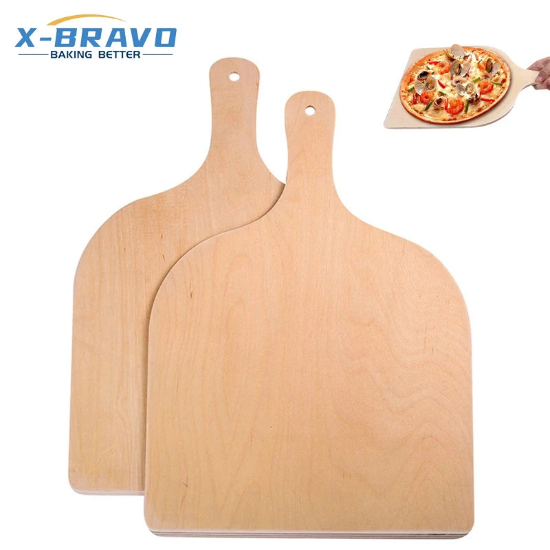 Outdoor Pizza Shovel Wooden Board Homemade Baking Bread Home Kitchen Cutting Cutting Vegetable Fruit Board