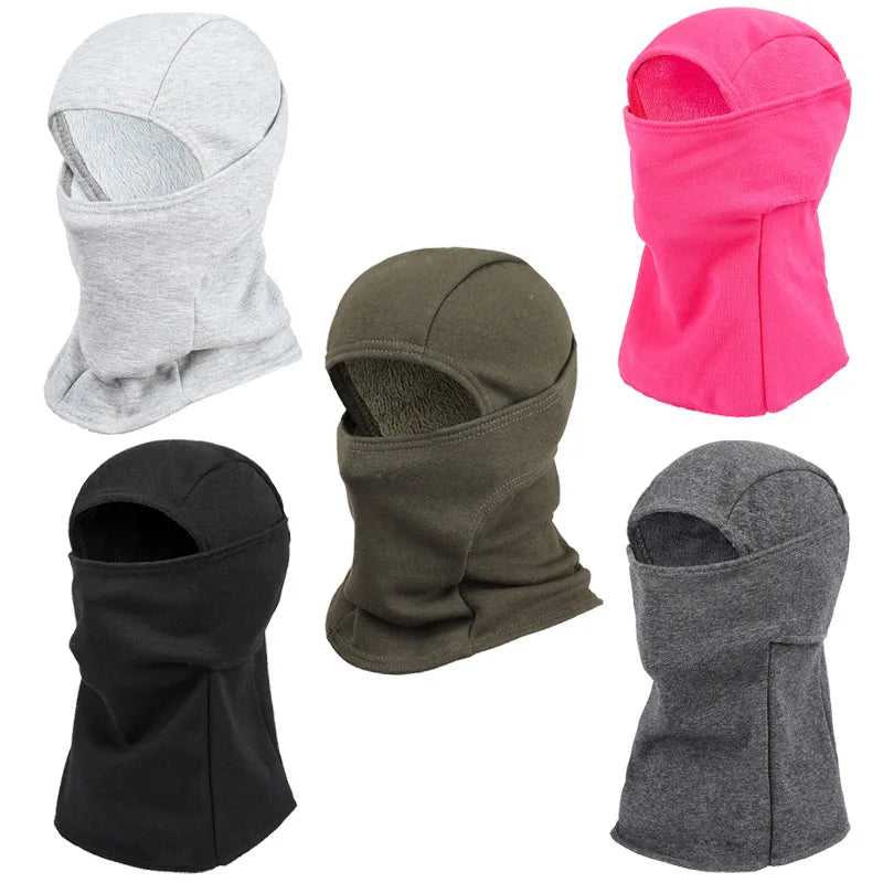 Custom Logo Thermal Fleece Ski Mask Balaclava Camouflage Printed Face Mask for Beach Outdoor Sports Skiing Cycling Motorcycle