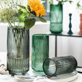 M932 Round Shape Transparent Glass Vases Wedding Centerpiece clear Cylinder Glass Flower Vases for Home Wedding Decoration
