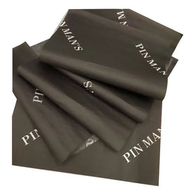 Free Sample Brand Clothing Wrap Paper Customized White Logo Black Printing Waxed Coating Material Package Chemical Use Socks
