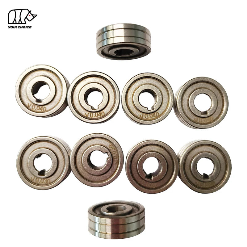 INWELT Jam-proof Anti-slip MIG CO2 Welding Wire Feed Rollers for CO2 MIG Welding Machines