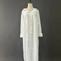 Smocked Longsleeve Button Down Nightdress