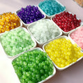 100pcs 4mm 6mm Glass Beads Jade Red Chalcedony Loose Gemstone Round Spacer Beads